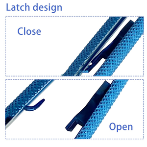 Portaagujas Oftálmico Curvo y Recto con Bloqueo de Titanio, Instrumentos Quirúrgicos - Product Image 3