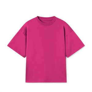 เสื้อยืดโอเวอร์ไซส์ผ้าคอตตอนหนา 240 GSM ทรงบ็อกซี่ ไหล่ตก สตรีทแวร์ คุณภาพสูง เสื้อเปล่าสำหรับสกรีน - Product Image 1