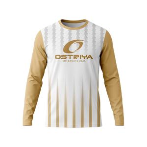 Camiseta de Fútbol Sublimada de Manga Larga Personalizada de Alta Calidad 2026, Colores Personalizados, 100% Poliéster, Transpirable, de Secado Rápido - Product Image 1
