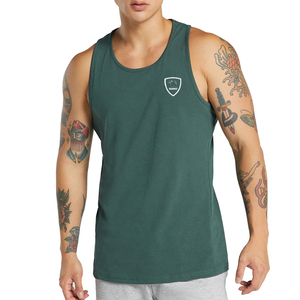 เสื้อกล้ามออกกำลังกายผ้าฝ้ายคุณภาพสูงแบบสองสีสำหรับผู้ชาย เหมาะสำหรับการเพาะกายและการวิ่ง - Product Image 4