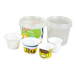 Taiwan Manufacturer of Disposable Plastic Food Containers Custom Logo Dessert Salad Jelly <b>Cups</b> OEM ODM - Product Image 3