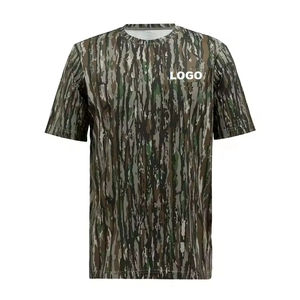 Camisetas Personalizadas para Hombre, Estilo Bottomland, 100% Algodón, Transpirables, Ecológicas, al por Mayor, Camiseta de Camuflaje Bottomland - Product Image 3