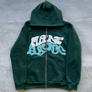 100% Cotton Hoodies Blank <b>Thick</b> <b>Fleece</b> Heavy Weight Oversized Hoodies Custom Print Logo Men's Hoodies & Sweatshirts - Product Image 4