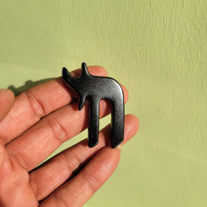 Pendentif juif sculpté en pierre précieuse naturelle de qualité supérieure avec symbole Chai hébreu de la vie, symbole de l'amour, du bonheur et de la guérison, cadeau de bijoux - Product Image 3