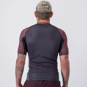 OEM Service High Quality <b>Men's</b> Full Custom Printing Quick Dry Breathable Muscle Fit Bodybuilding <b>Compression</b> Rash Guard - Product Image 4