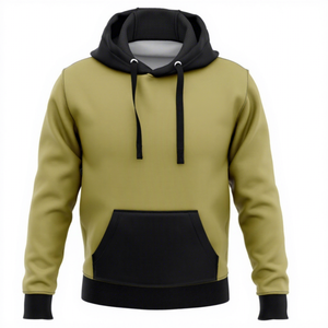 men's olive green hoodie olive green sweatshirt men's cotton hoodie knitted hooded sweatshirt regular fit hoodie casual men - Product Image 4