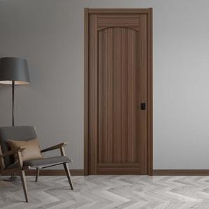 Portes intérieures en MDF résistantes à l'eau, en PVC, pour salle de bain, entrée, taille et couleur personnalisées, design moderne - Product Image 3