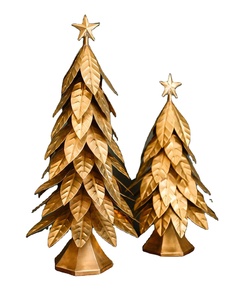 Modern Metal Christmas <b>Tree</b> Decorative <b>Tabletop</b> XmasTree Home Festive Decor - Product Image 3