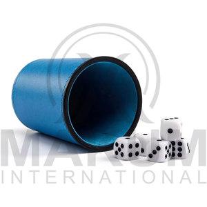 High Quality Personalized Real Leather <b>Dice</b> Cup and <b>Dice</b> Set with pieces - Product Image 4