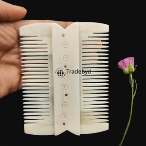 Peine de Hueso Natural Tradebyd, Peine Profesional para Desenredar el Cabello, Hecho a Mano, para el Cuidado Diario del Cabello - Product Image 5