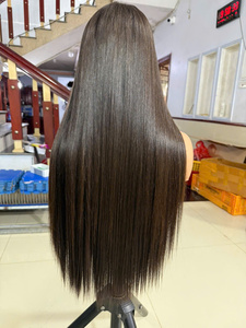 Perruque Lace Front HD 13x4 Lisse en Cheveux Remy Double Drawn, Longue, Bonnet Petit, Densité 250%, Couleurs et Longueurs Personnalisables, Vente en Gros - Product Image 1
