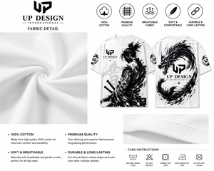 Custom 100% Cotton Oversized for Graphic T-Shirt Men <b>Japanese</b> Streetwear Crew Neck <b>Printed</b> OEM ODM Manufacturer Breathable - Product Image 5