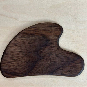 Eco-Friendly Rustic Wooden Gua Sha <b>Face</b> Massager with Solid Acacia Wood Crafts for Muscle Relaxation-New Year Gift - Product Image 1