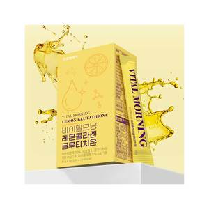 [ชุนโฮแคร์] น้ำมะนาวเข้มข้น ไวทัล มอร์นิ่ง เลมอน กลูต้าไธโอน 20 กรัม * 14 ซอง แบบซองเดี่ยว พกพาสะดวก - Product Image 2
