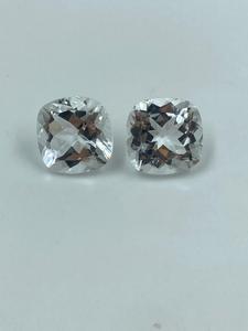 Top Quality White <b>Colour</b> Natural White Topaz Loose Gemstone <b>Cushion</b> Cut 27.00CTS 14mm For Jewelry Making - Product Image 5
