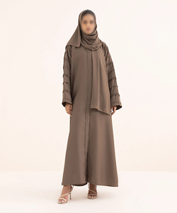 Fournisseur d'Abayas pour Femmes OEM, Abaya Élégante et Tendance avec Sélection de Tissus Personnalisée et Marquage Personnalisé - Product Image 4