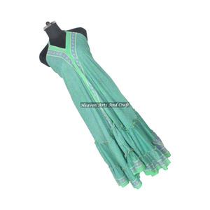 Nuevo Vestido de Seda con Estampado Antiguo para Mujer, Vestido Tipo Sari, Elegante Vestido de Noche sin Mangas para Damas - Product Image 6