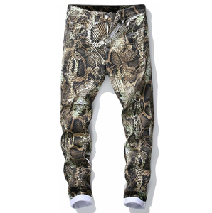 Latest Style Fashionable Allover Sublimation <b>Printed</b> Snakeskin Pant Breathable Clubwear Sexy Girls Partywear <b>Snake</b> Leather Pants - Product Image 6