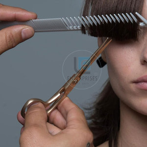 Ciseaux de barbier en acier inoxydable de haute qualité à prix de gros, durables, réutilisables, légers, outils faits à la main - Product Image 5