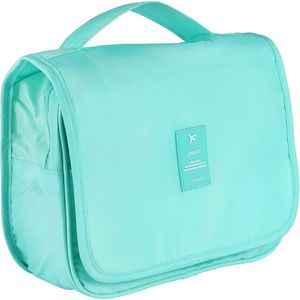 Borsa da Toilette Multifunzione Portatile Pengxiaomei, Impermeabile, con Gancio e Manico Comodo per Uso in Bagno - Product Image 1