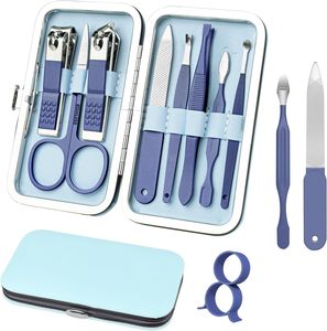 Manicure <b>Set</b> 8 in 1 Nail Clipper <b>Set</b>,RedFlow Nail Clippers,Fingernail & Toenail Clippers,Manicure Tools,<b>Pedicure</b> Tools,Suitable - Product Image 1