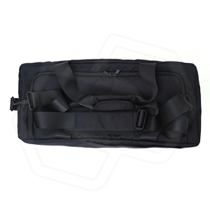 NIZA GEAR <b>Foldable</b> Large Capacity Eco-Friendly Nylon Duffel <b>Bag</b> Mesh Lining Zipper Closure for Sport <b>Travel</b> Gym Use-Black - Product Image 2