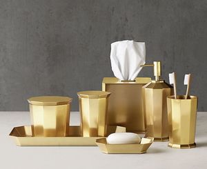 Juego completo de baño de acero inoxidable que proporciona accesorios coordinados para baños organizados y elegantes - Product Image 6