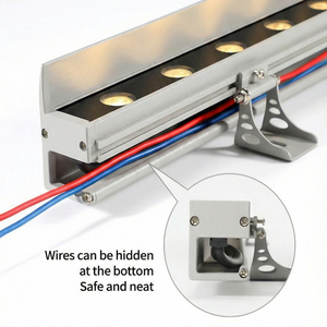 <b>LED</b> Wall Washer <b>Light</b> <b>Bar</b>-High Brightness Dimmable IP67 Waterproof Aluminum Alloy CRI90 Architectural Event Lighting - Product Image 4