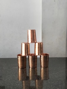 Verre à eau en cuivre style rétro, verre à eau en cuivre couleur unie, verre à eau en cuivre style vintage, verre à eau en cuivre personnalisé fabriqué en usine - Product Image 6