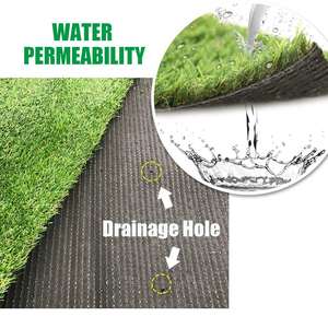 Tapis en gazon artificiel confortable TH-PAG-601 pour chien, idéal pour une zone d'entraînement hygiénique, parfait pour les petites maisons et les espaces extérieurs limités - Product Image 6