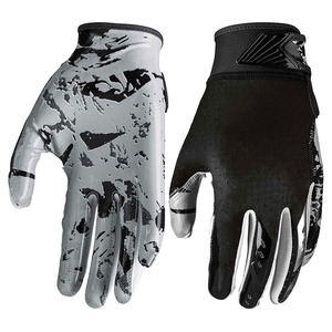 Gants de football américain unisexes personnalisés, imprimés, respirants, légers, de haute qualité, à doigts entiers, avec fermeture en dentelle, créez votre propre design - Product Image 1