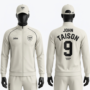 Chaqueta de Entrenamiento de Fútbol para Hombre, 280 GSM, Poliéster Interlock, Paneles Geométricos Morados, Impresión por Sublimación, Logotipo Bordado - Product Image 4