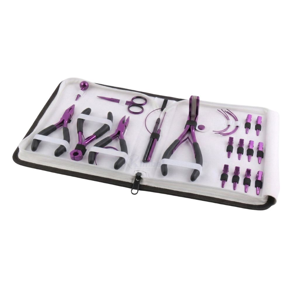 15: Vibrant Purple with White Case