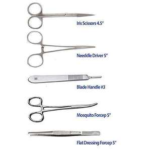 ชุดฝึกหัดเย็บแผลสำหรับนักศึกษาแพทย์และสัตวแพทย์ พร้อมกระเป๋า คุณภาพดี ราคาประหยัด จากผู้ผลิตในปากีสถาน โดย Dentavex - Product Image 6