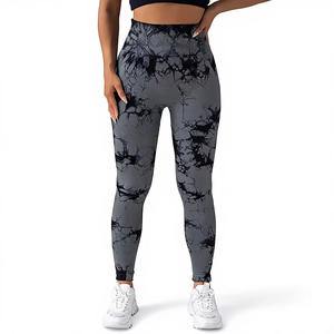 Leggings pour femmes à coupe décontractée pour un usage quotidien, vente en gros, logo personnalisé, tissu en spandex sans couture, leggings de yoga - Product Image 1