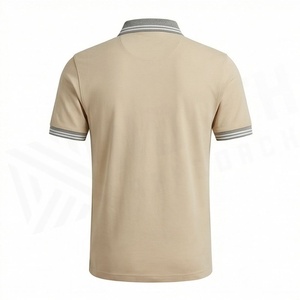Chemises polo de sport pour hommes en jersey de coton de haute qualité, respirantes, pour l'été, avec logo personnalisé, taille plus, couleurs personnalisées - Product Image 2
