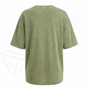 Quality <b>Acid</b> Washed T-Shirt Women Vintage T-Shirts <b>Drop</b> Shoulder Streetwear Fashionable Quality Service For Women Casual Tops - Product Image 2