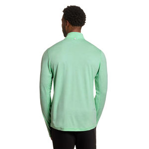 เสื้อยืดผู้ชายแบบซิป 3/4 คอตั้ง แขนยาว ทรงปกติ สีตามสั่ง ขายส่ง แห้งเร็ว เหมาะกับกิจกรรมกลางแจ้ง ไซส์ใหญ่ เป็นมิตรกับสิ่งแวดล้อม - Product Image 3