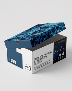 Caja de Cartón Corrugado Impresa Personalizada para Zapatos, Empaque para Exhibición en Tiendas, 100 Piezas - Product Image 1