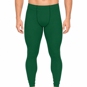 Leggings de compression pour hommes – Tissu extensible de qualité supérieure, ajustement performant, confort actif, prêt pour l'entraînement, matière douce, mouvement flexible, athlétique - Product Image 1