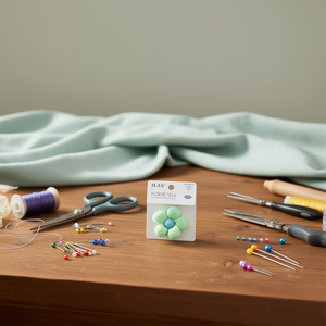 Fiore in Tessuto ILAN 5,5cm Accessorio Decorativo per Artigianato - Product Image 3