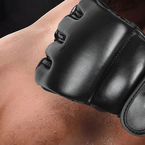 Gants de MMA pour hommes et femmes, gants d'entraînement avec bandage de poignet pour la boxe, le combat, le kickboxing, le taekwondo, le karaté, le sparring, les arts martiaux - Product Image 3