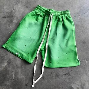 Shorts de sport pour homme en polyester/coton, respirants, séchage rapide, imperméables, taille élastique, design décontracté pour l'été, le basketball et le cyclisme - Product Image 1