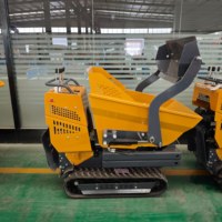 Mini-dumper chenillé 500 kg, petit camion benne léger, neuf, à vendre