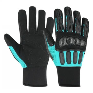 Guantes Tácticos de Dedo Completo Negros y Amarillos Antideslizantes y Transpirables para Protección Deportiva Masculina - Product Image 5