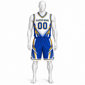 Conjuntos de Uniformes de Baloncesto Personalizados con Sublimación Completa, Reversibles, con Logotipo del Equipo, sin Mangas, Tallas Grandes, Conjunto de Camiseta para Hombre, Venta al por Mayor - Product Image 1