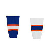 Chaussettes de hockey sur glace personnalisées professionnelles, imprimées par sublimation, avec logo d'équipe, couleurs personnalisées, protège-jambes antidérapants, élastiques, respirants, en maille.