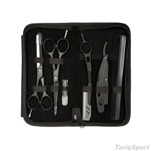 Barber Scissors Thinning <b>Shears</b> Kit Stainless Steel Right-Handed <b>Long</b> <b>Handle</b> for Precision Hair Cutting Salon Grade Haircutting - Product Image 5