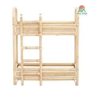 Lits superposés en rotin traditionnel de qualité supérieure pour enfants – idéaux pour les chambres d'enfants et les salles de jeux – en provenance du Vietnam. - Product Image 2