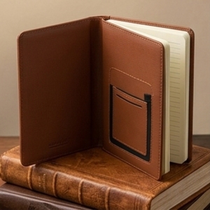 Aurelux <b>A5</b> PU Leather Front Pocket Premium Corporate <b>Diary</b> with Custom Logo for Office Organization - Product Image 5